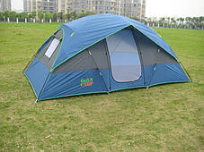 Туристична палатка Green Camp 1100 4-х місна. 2-х шарова. Тамбур. Козирок, фото 2