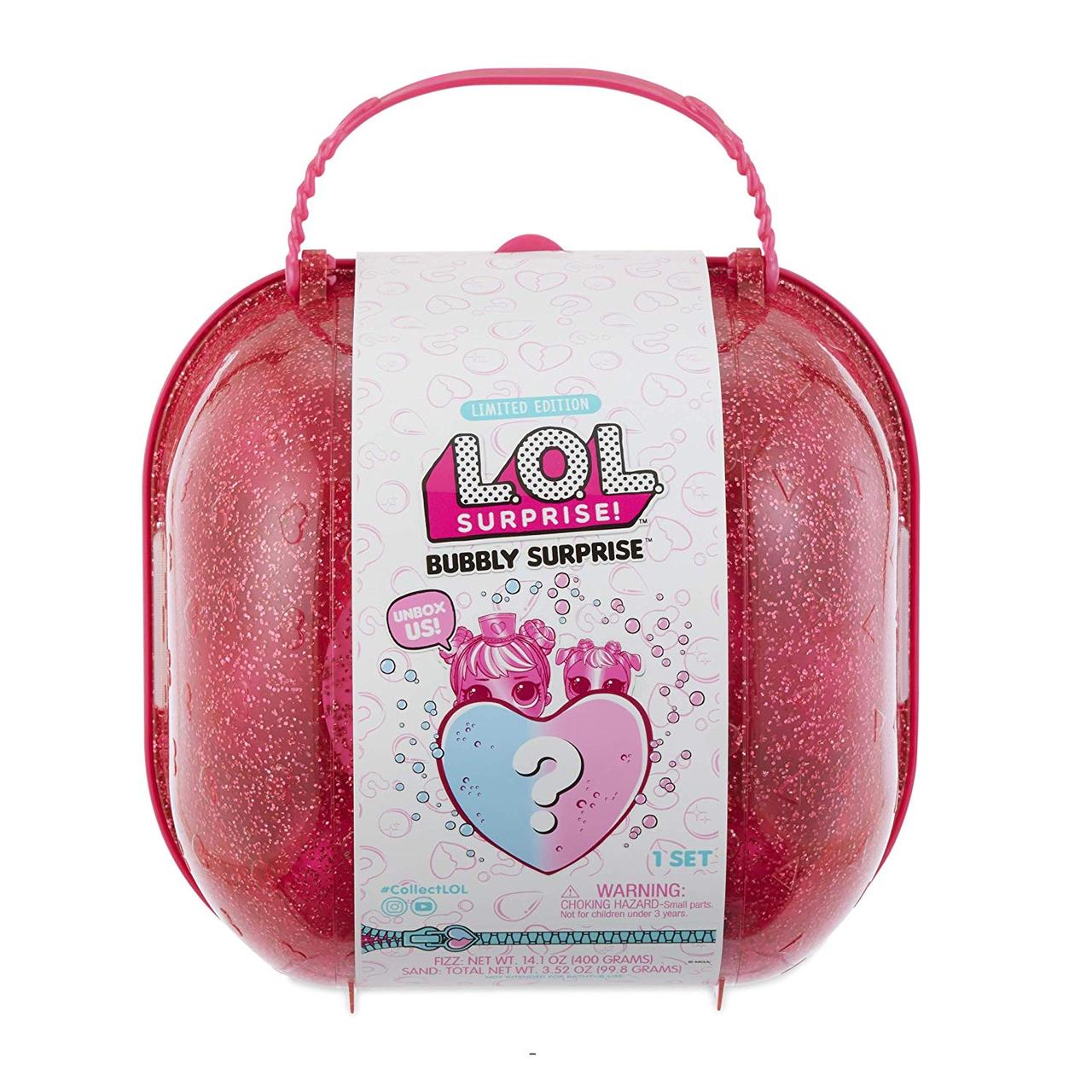Лялька LOL Bubbly Surprise Pink Серце-сюрприз у рожевому кейсі (558378)
