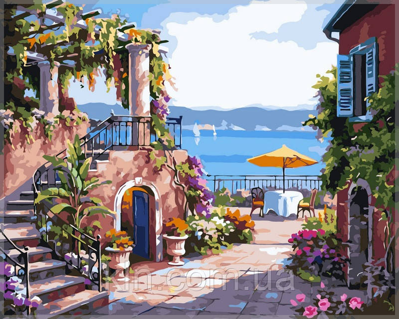 Картина за номерами Babylon Тихий дворик VP214 40 х 50 см