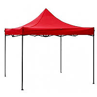 Намет тент розсувний быстросборной 3х3 м. Червоний