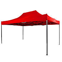 Намет гармошка розсувний 3х4,5 м. Червоний