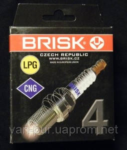 Свечи зажигания Brisk L 15YS (silver) для ГБО на 2101,2108 и другие - фото 2 - id-p8345520