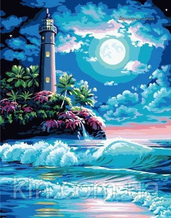 Картина за номерами Menglei MG306 Маяк на мисі 40 х 50 см , фото 1