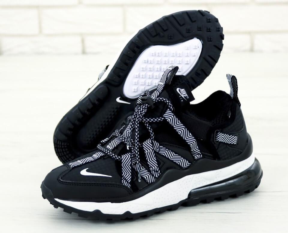 Nike Air Max 270 Bowfin Black Чоловічі кросівки (Кросівки Найк Аїр Макс 270 чорно-білі)