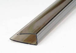 Профіль полікарбонатний бронза 8 мм торцевій ВТЛ, 2,1 м