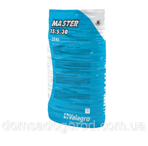Комплексне добриво MASTER 15.5.30+2 Valagro 25 кг