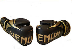 Боксерські рукавиці VENUN чорно-золоті
