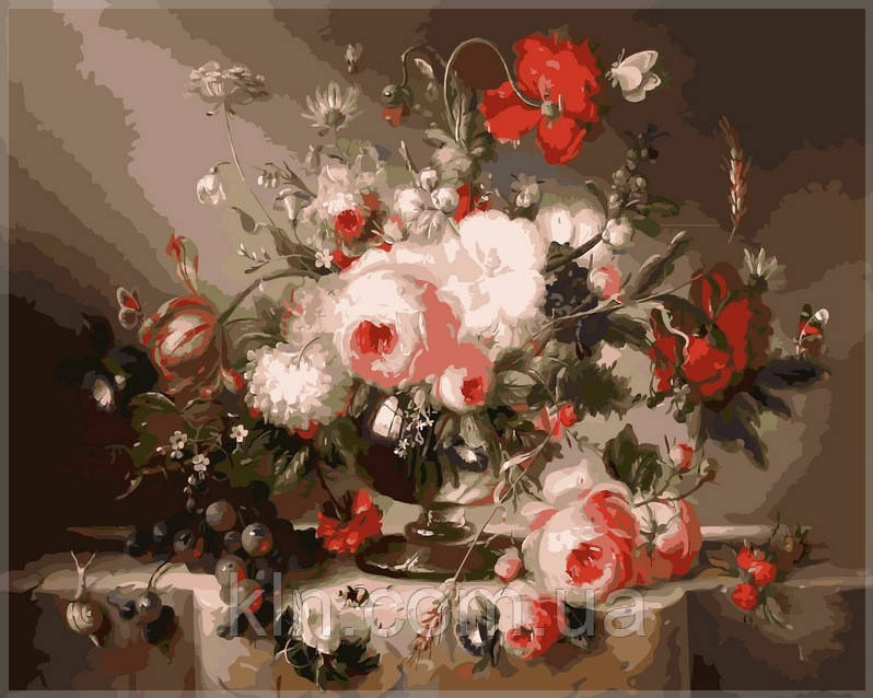 Картина за номерами Babylon Натюрморт з виноградом VP275 40 х 50 см, фото 1