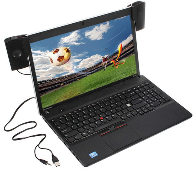 Колонки для ноутбука/ПК на прищепках-клипсах. USB колонки для ноутбука ...