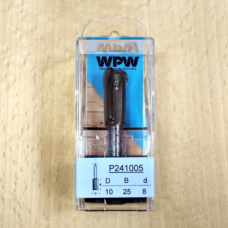 Фреза пазова двозуба D10 B25 d8 P241005