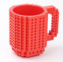Чашка-конструктор SUNROZ у стилі "Lego" Червоний (SUN3777)