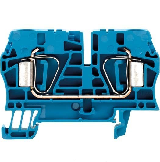 Клема пружинна Weidmuller ZDU 6 BL 1608630000