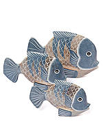 Риба синя 24 см. дерево Індонезія