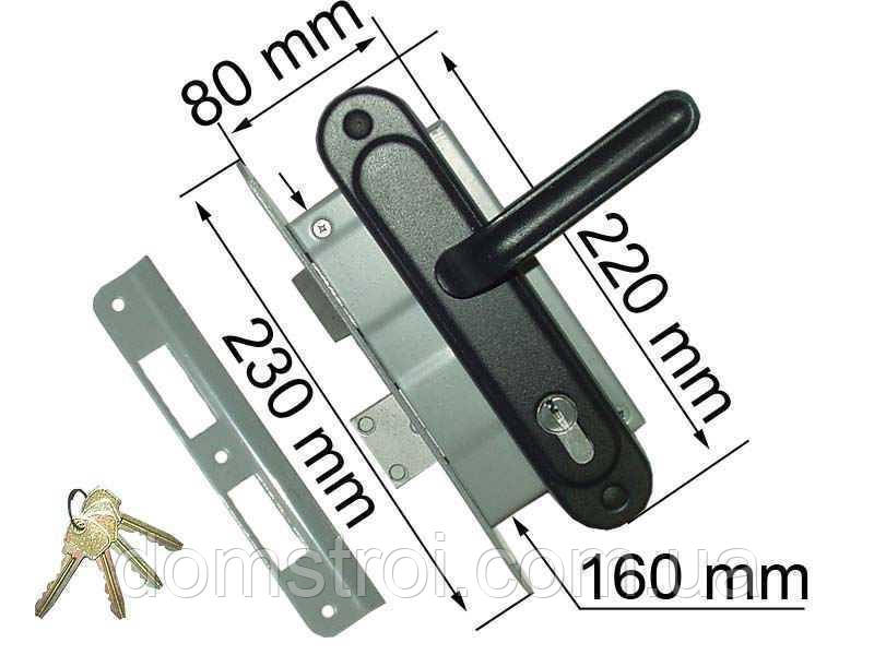 Замок врізний Мотор Січ ЗВ-7 (кровосток)