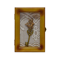 Ключниця настінна, дерев'яна Ключі на підвісці 25*17*6.5 см (60632 B), фото 2
