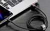 Двосторонній реверсивний microUSB кабель Baseus Cafule Cable 0.5 m - Black/Red, фото 5