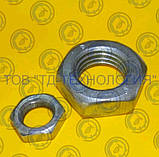 Гайка шестигранна низька з дрібним кроком різі ГОСТ 5916, DIN 934/936 М22х1.5, фото 4