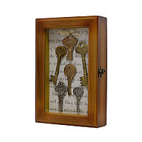 Ключница настенная, деревянная Ключи пожелания 30*20*6.5 см (60635)