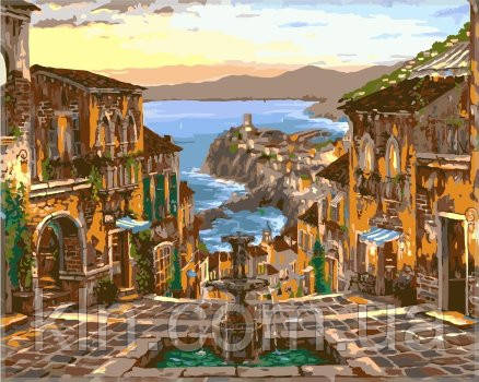 Картина за номерами Menglei Місто на заході VS045 40 х 50 см, фото 1