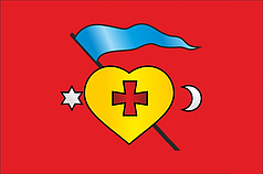 Прапор Батурина Прапорна сітка, 1,35х0,9 м, Кишеня під держак