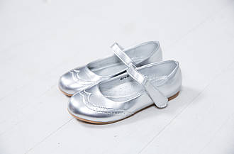 Туфлі дівч Evie Shoes Baila Silver 092-1L, 34 срібло