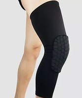 Захисний наколінник для баскетболу з м'якою подушкою на коліні "Soft protection" у чорному кольорі (1 шт.)