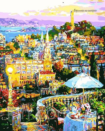 Картина за номерами Menglei Балкон VS067 40 х 50 см, фото 1