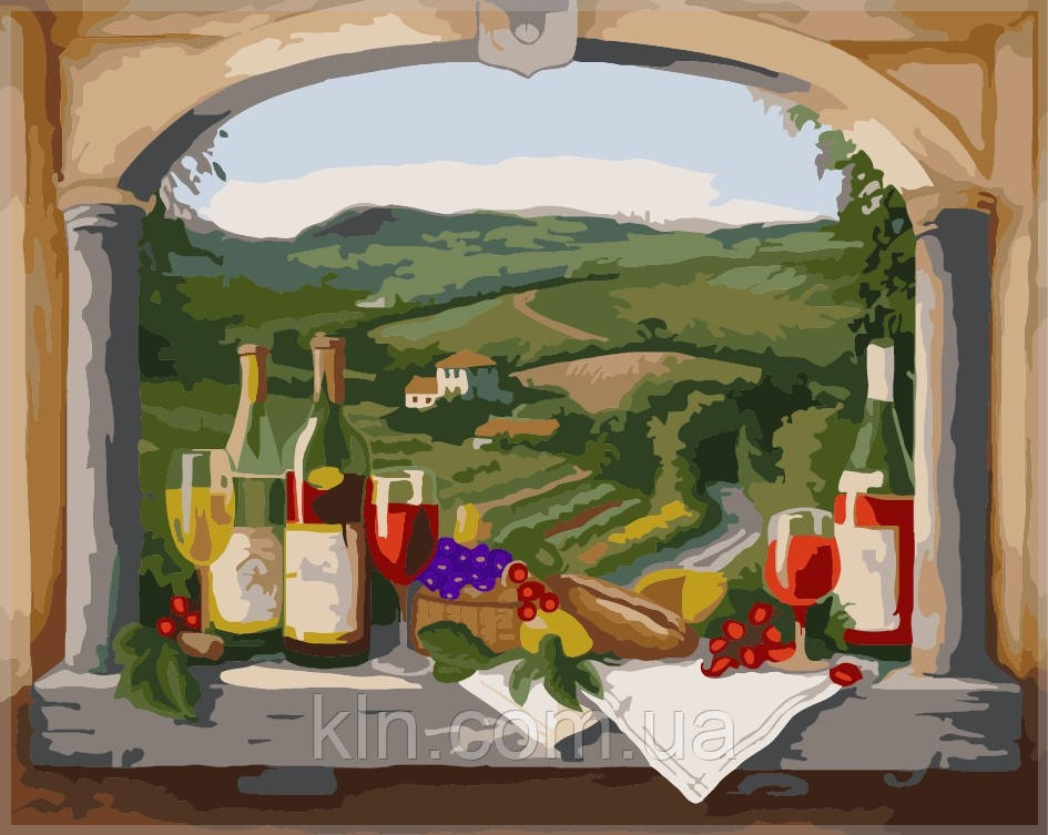 Картина за номерами Menglei Чарівність Франції VS069 40 х 50 см, фото 1