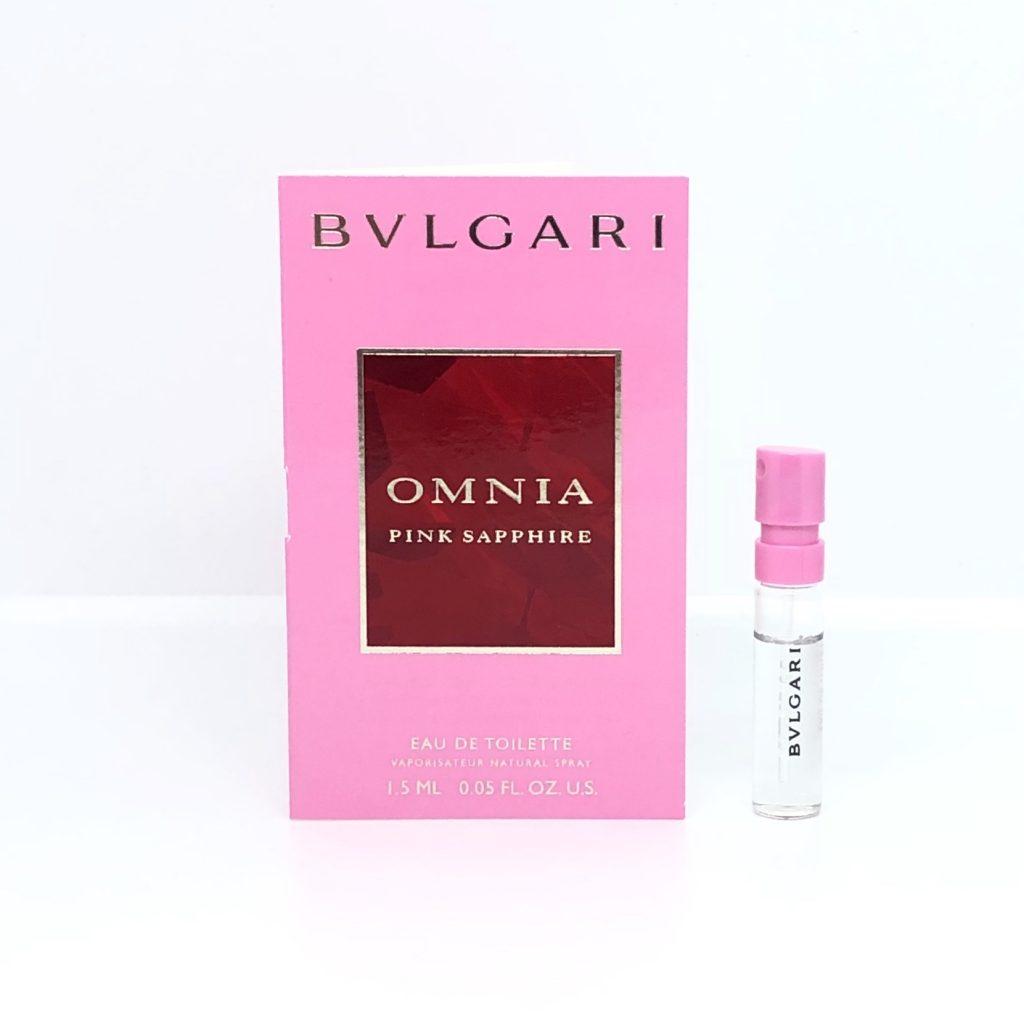 Оригінальний пробник жіночих парфумів Bvlgari Omnia Pink Sapphire 1,5 ml, свіжий цитрусово-квітковий аромат