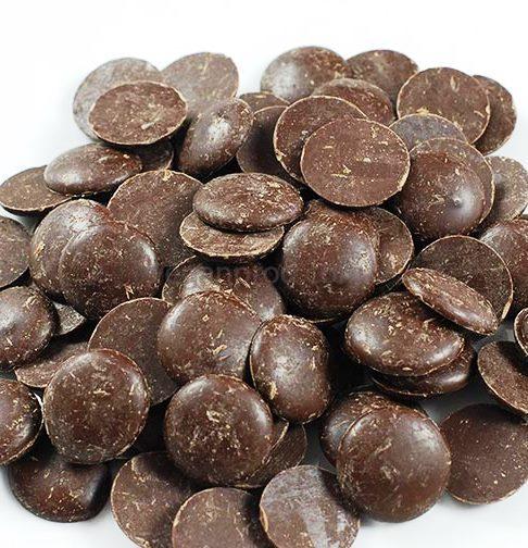 Чорний шоколад (61,1 %) у формі таблеток, без цукру, Natra Cacao 100 грам