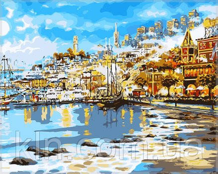 Картина за номерами Menglei Залив Сан-Франциско VS073 40 х 50 см, фото 1