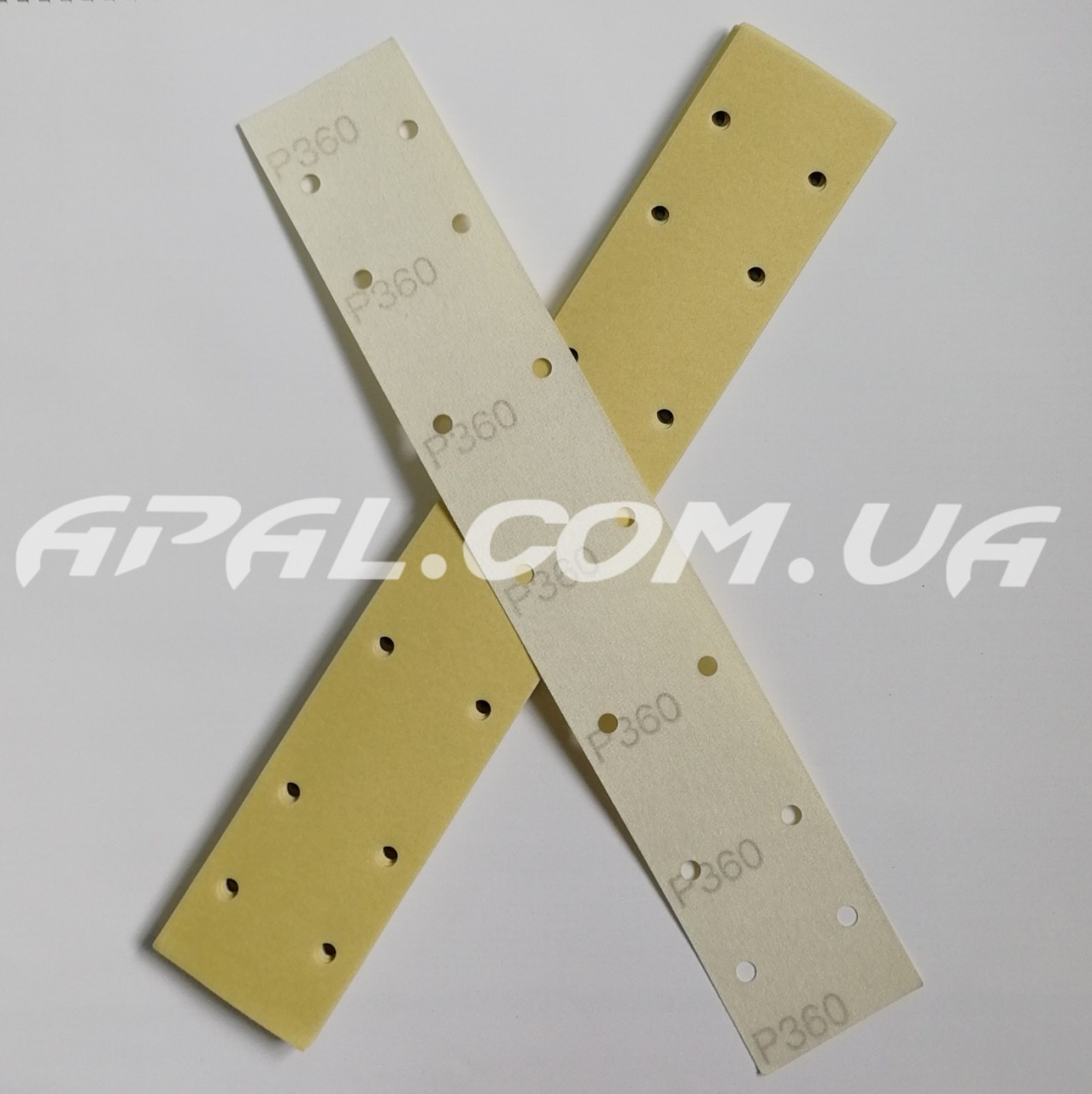 Q-Refinish 30-130 Р360 Абразивна смуга PREMIUM GOLD, 70х420мм, 14 отв.
