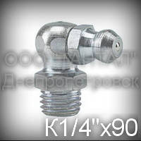 Прес-маслянка К 1/4" кутова 90 градусів DIN 71412 тип С