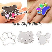 Палітра на палець кільце для змішування фарб