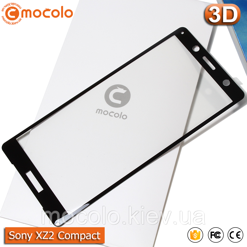 Захисне скло Mocolo Sony Xperia XZ2 Compact 3D (Black)