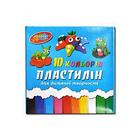 Пластилін 10 кольорів Колорит
