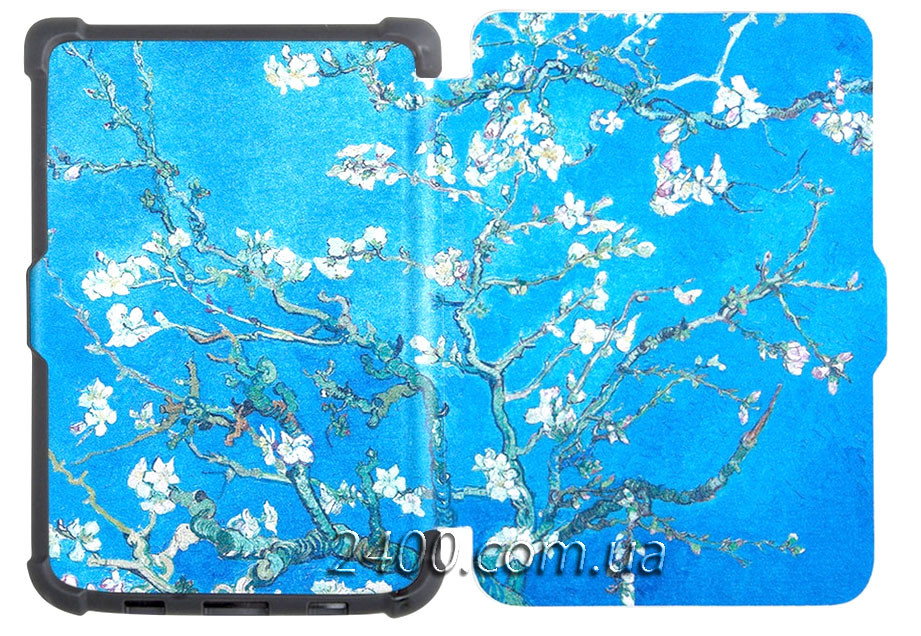 Обкладинка - чохол для PocketBook 627 Touch Lux 4 електронної книги з графікою Almond Blossoms