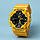 Годинник водонепроникний Casio g-shock Ga-100 Yellow-Black. Репліка Premium якості!, фото 3