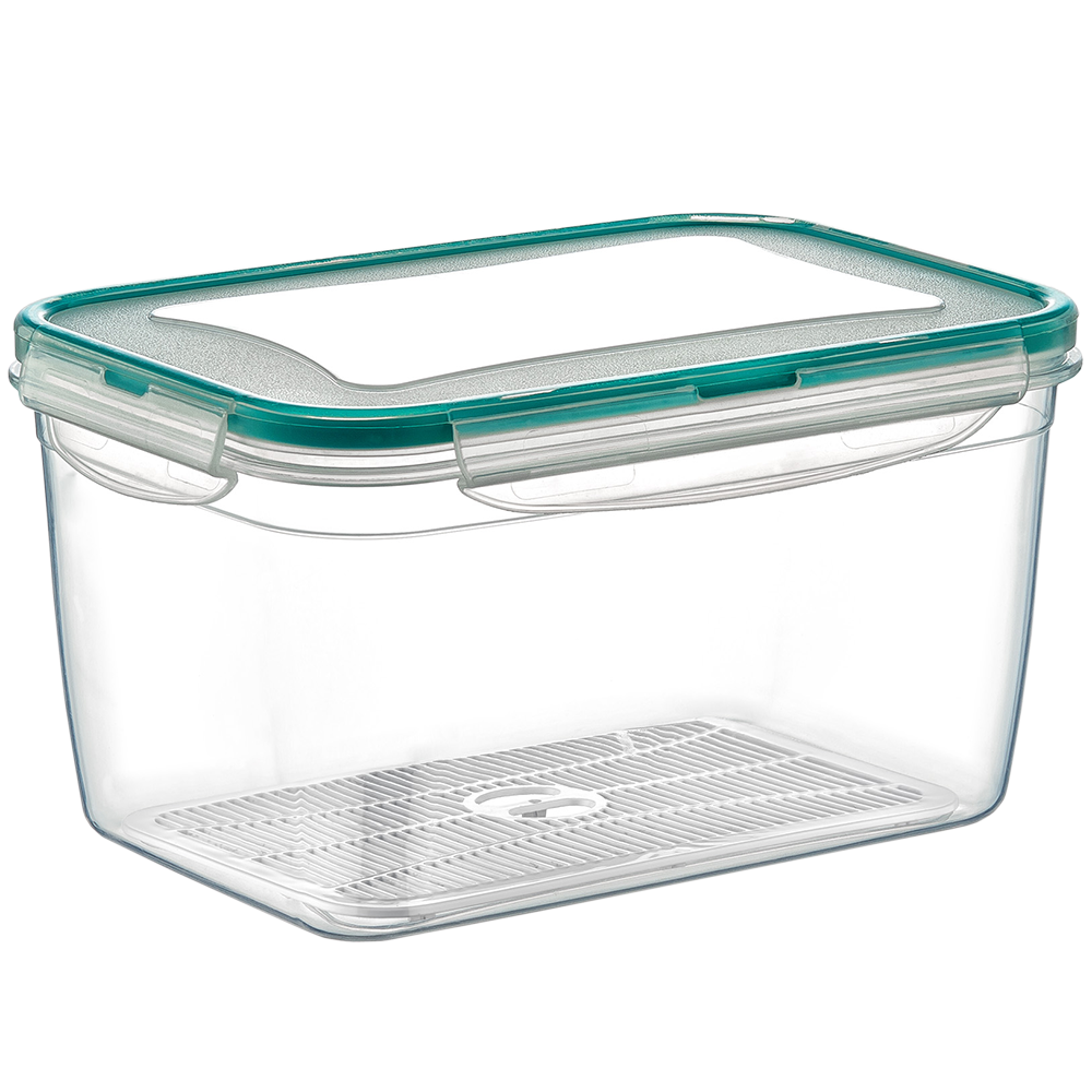 Контейнер Fresh Box прямокутний 2,4 л прозорий Irak Plastik, фото 1