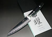 Купить нож кухонный японский Yaxell Yo-U 37 Damascus Petty 120мм