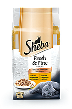 Консерви для кішок Sheba (Шеба) Fresh Fine Mini набір паучей М'ясної мікс (курка,птиця,індичка), 6шт/50г