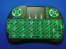 Бездротова міні-клавіатура з підсвічуванням MWK08/i8 LED (green), фото 3