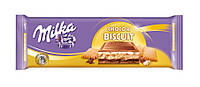 Шоколад Milka Choco Biscuit (с бисквитным печеньем) 300 г Швейцария (опт 5 шт)