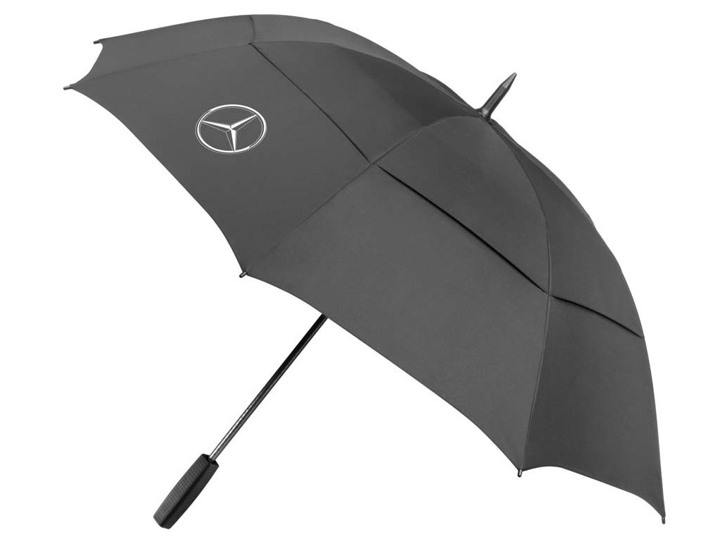 Оригінальна парасоля-тростина Mercedes-Benz Golf Stick Umbrella Black (B66952633)