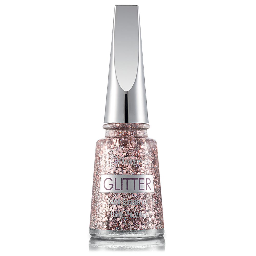 Лак для нігтів Flormar Glitter GL03 Ruby Light 11 мл (2739023)