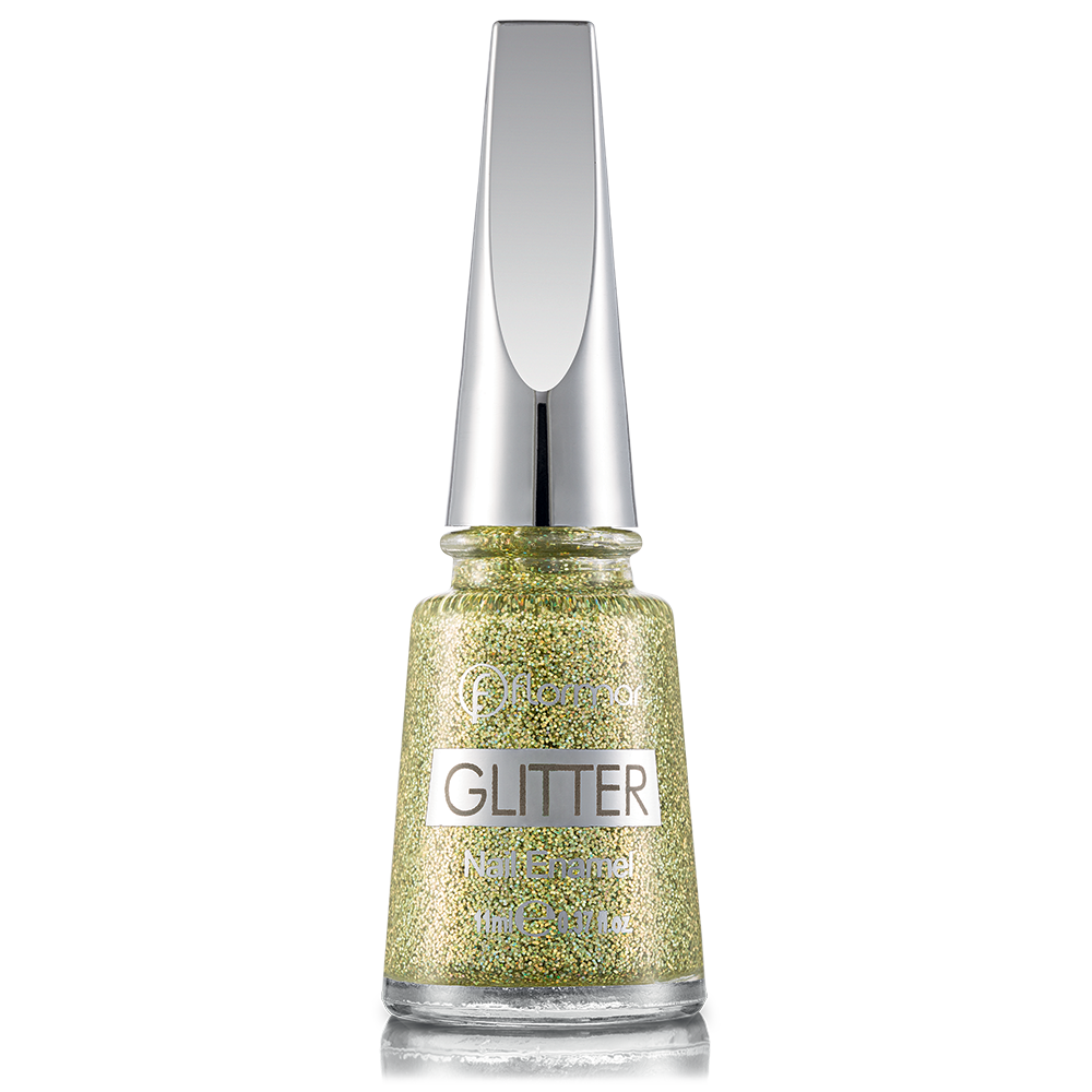 Лак для нігтів Flormar Glitter GL04 Gold Rush 11 мл (2739024)