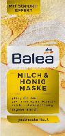 Поживна маска для обличчя Balea Milch & Honig Maske, 2шт х 8 мл