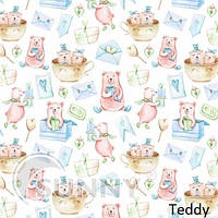 Рулонные шторы для ОКОн в открытой системе Sunny, ткань Teddy