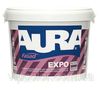 Aura Fasad Expo Біла 10 л фарба матова для внутрішніх і зовнішніх робіт арт.4820166520343