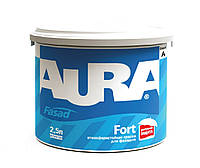 Aura Fasad Fort Белая 2,5 л Краска фасадная модифицированная силиконом арт.4820166521326